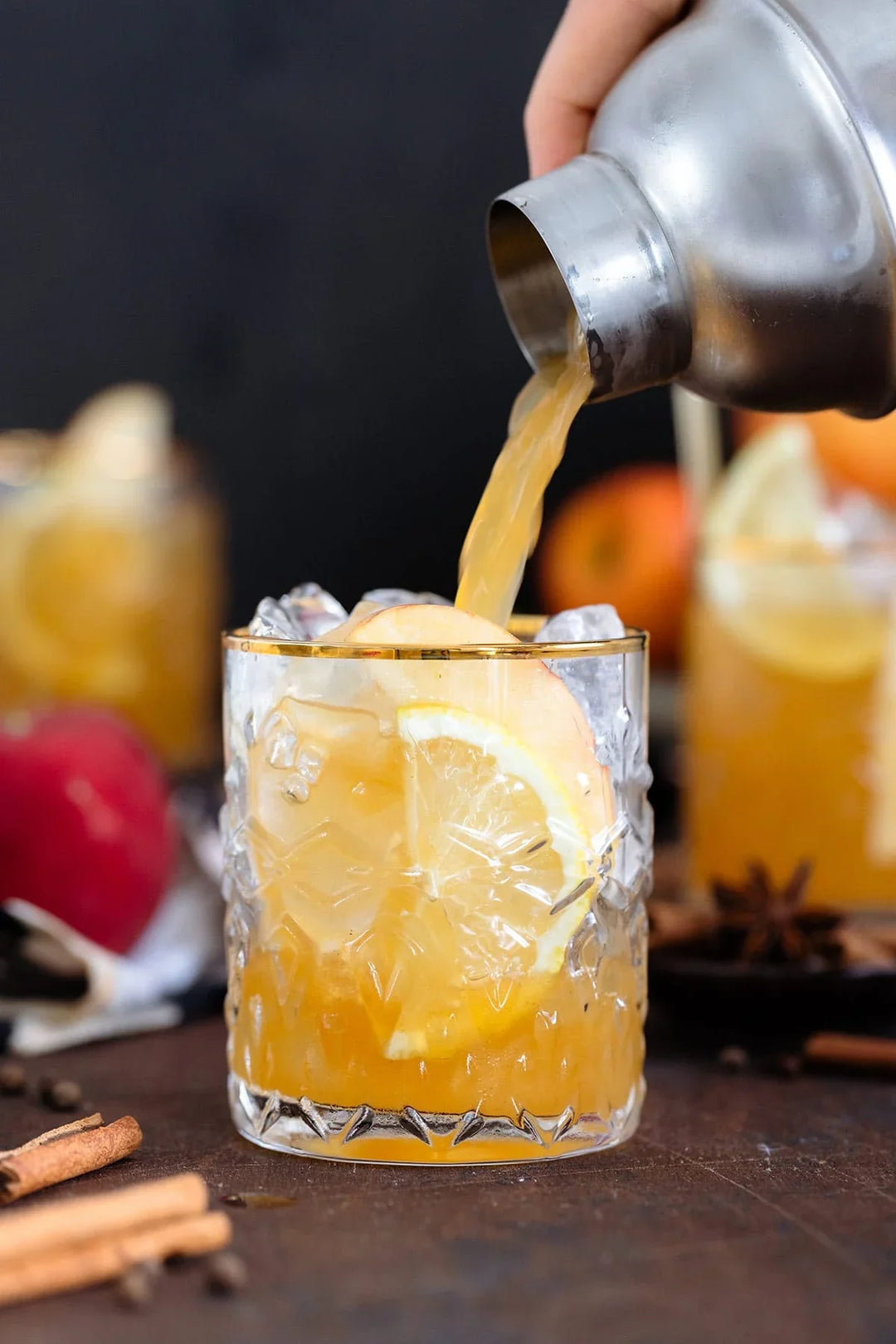 A Fall Fav! Apple Cider Bourbon Cocktail